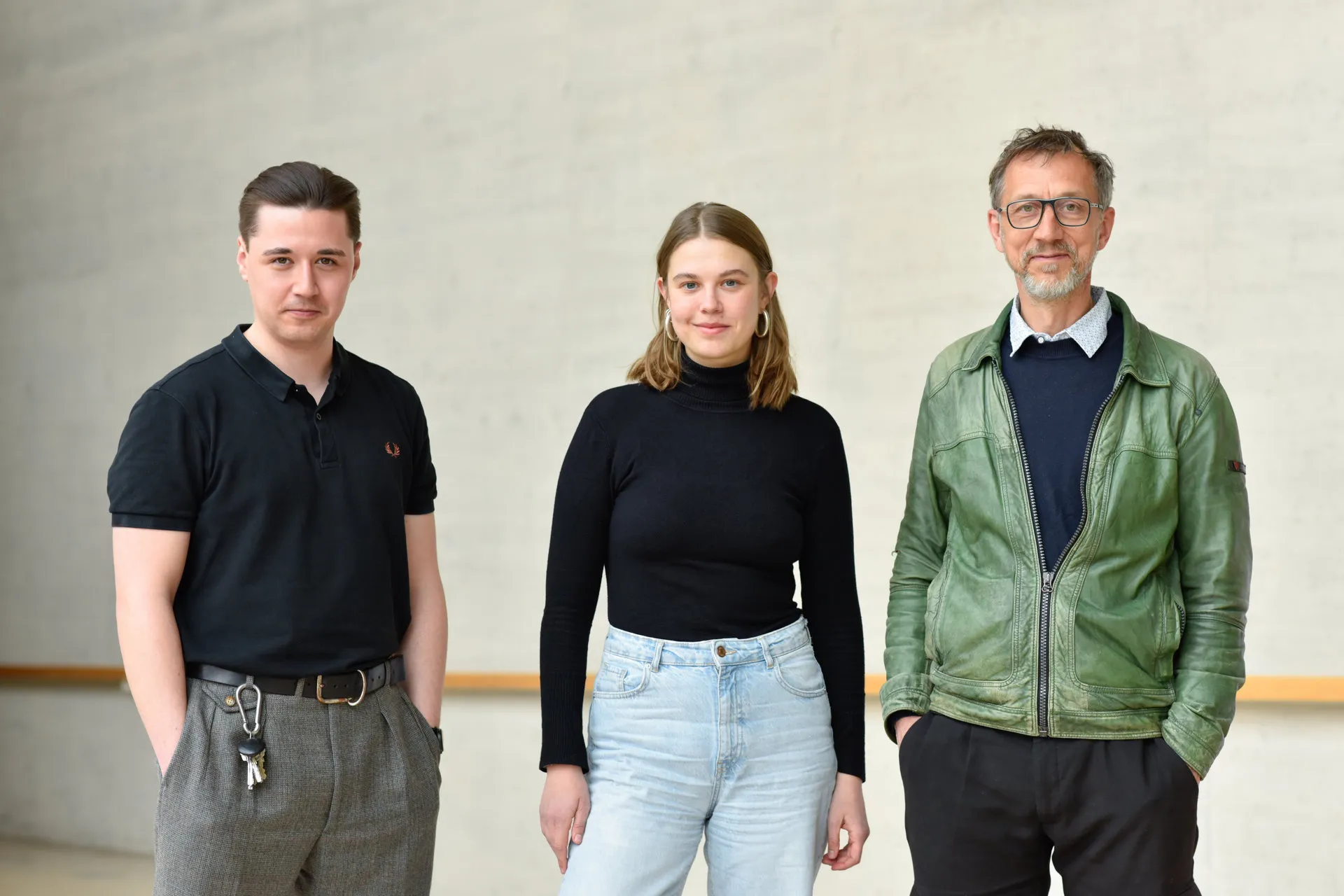 Teamfoto, Team A2, Foto: JTC | Markus Scholz JTC Team A1 Strukturwandel &<br />
Partizipation: Gruppenbild – Dr. Jan Winkler, Hermine Bär, Cheyenne Wolf, Pia Kahlfuß, nicht abgebildet: Felix Schiedlowski
