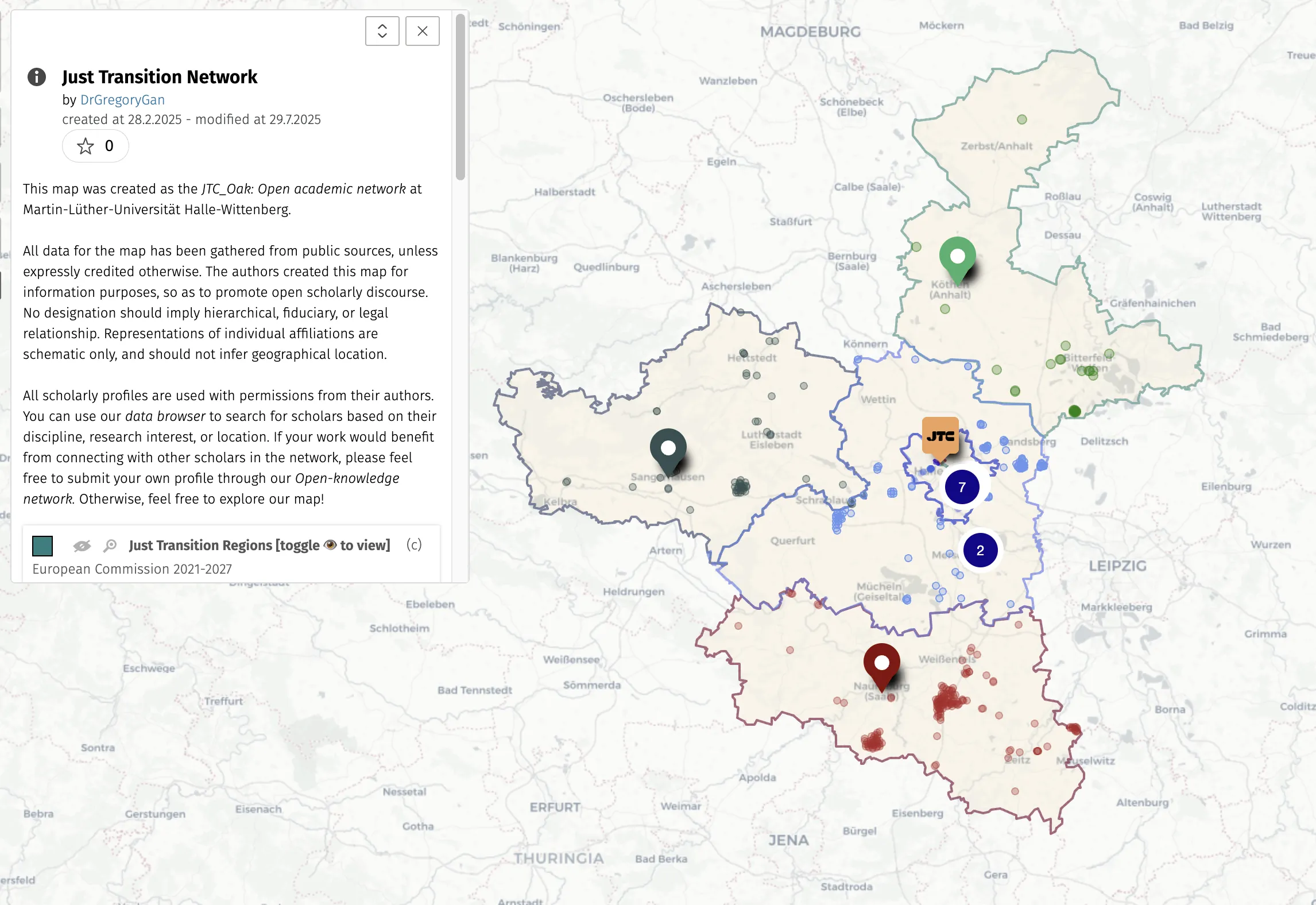 Screenshot of JTC_Oak map by Dr. Gregory Gan, Team A3