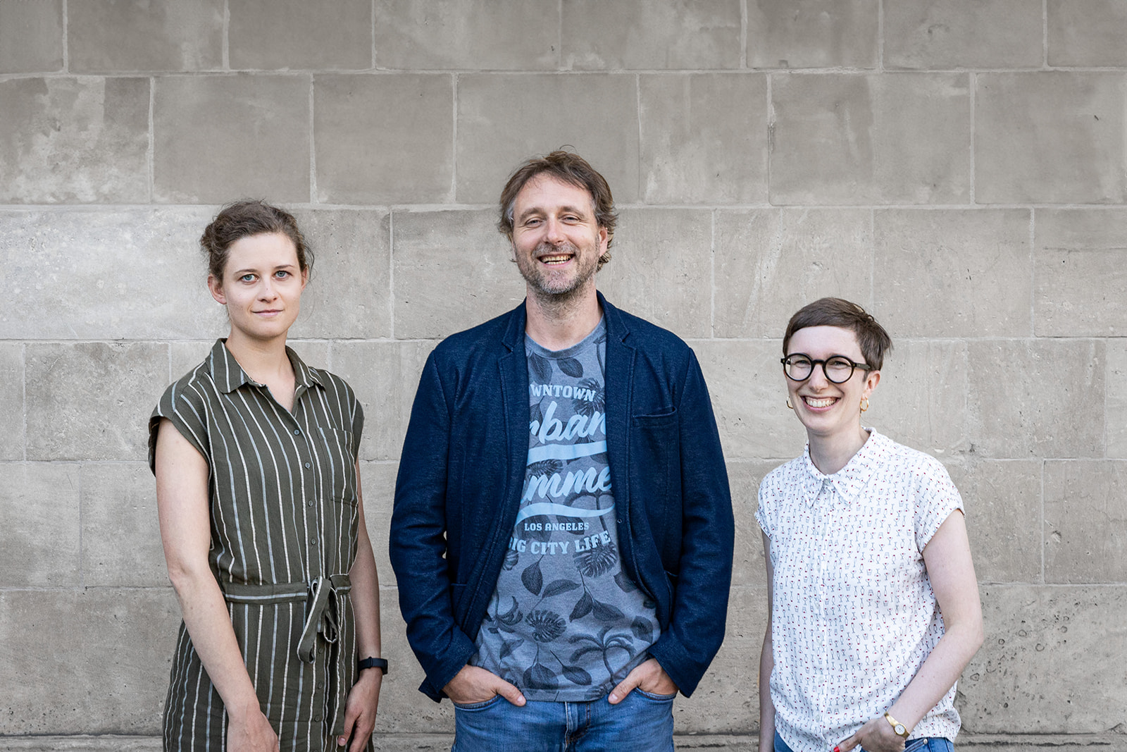 JTC Team A1 Strukturwandel &<br />
Partizipation: Gruppenbild – Dr. Jan Winkler, Hermine Bär, Cheyenne Wolf, Pia Kahlfuß, nicht abgebildet: Felix Schiedlowski